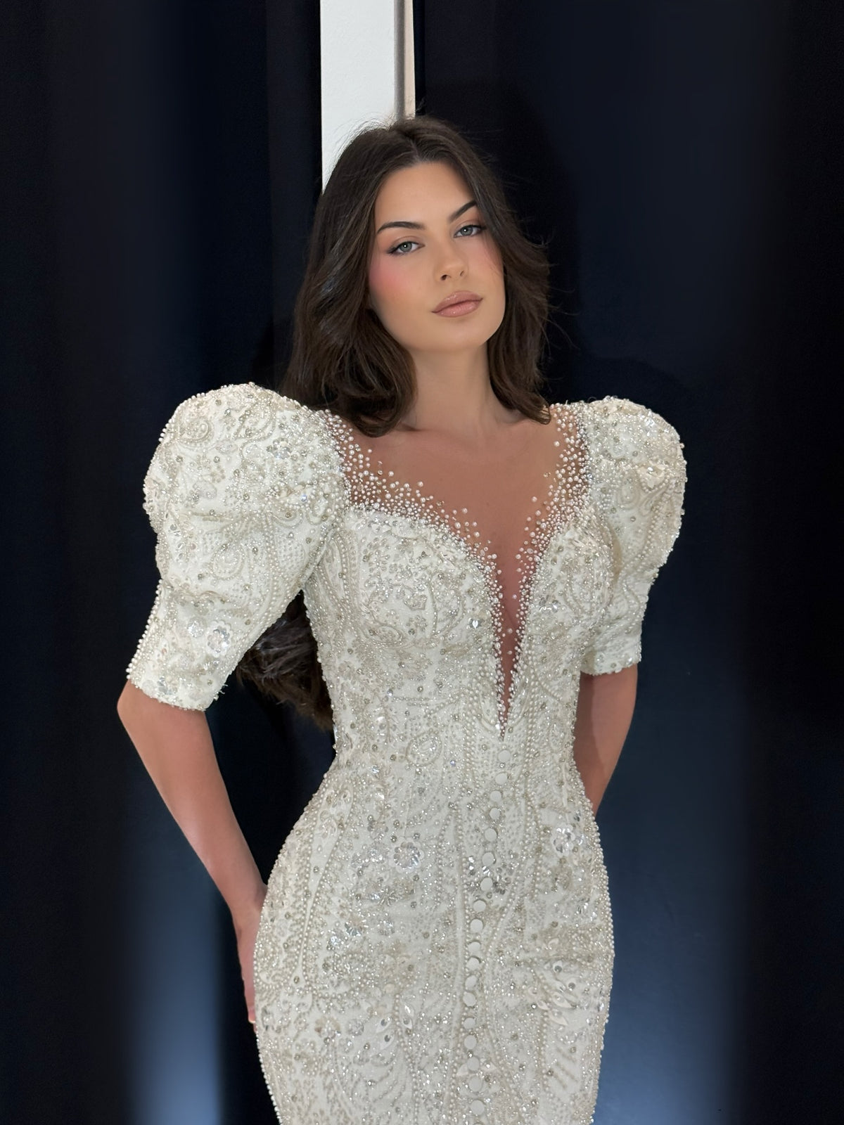 Puff Sleeve Wedding Dress