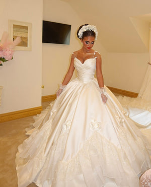 Cream Wedding Dress