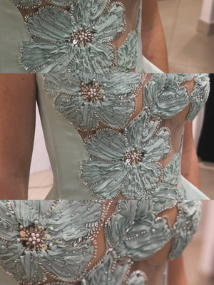 Floral Evening Dress