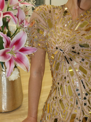 Gold Prom Dress