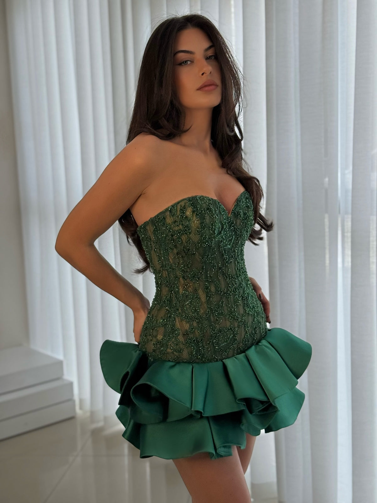 Green Mini Dress
