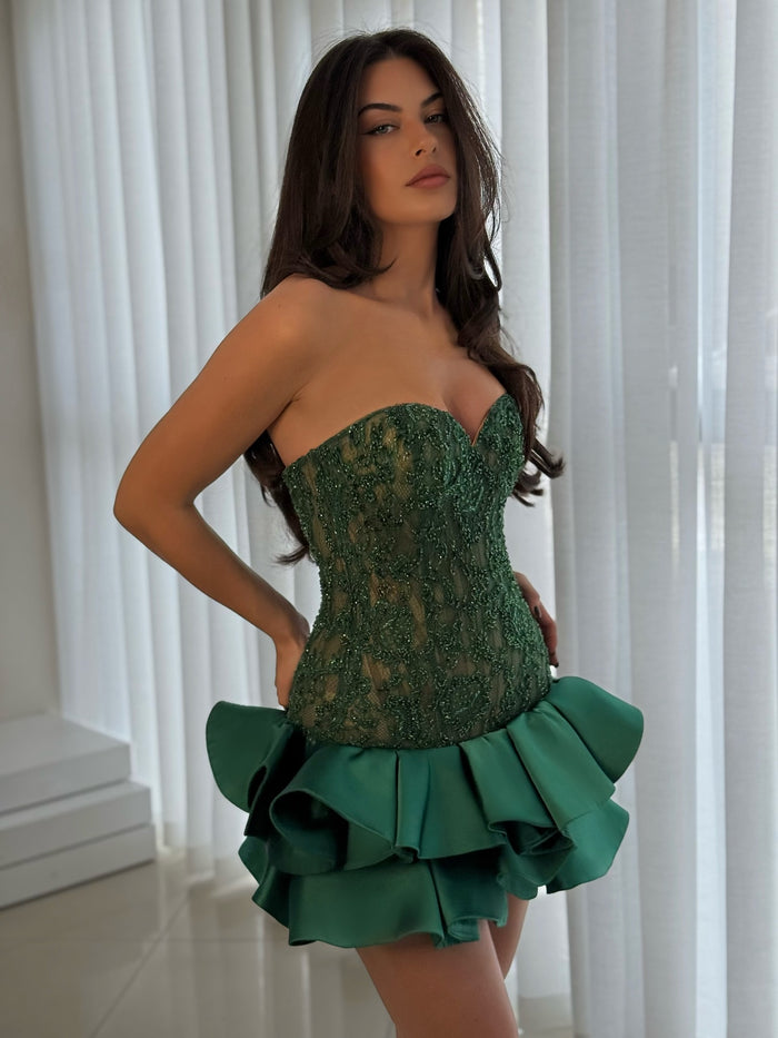 Green Mini Dress