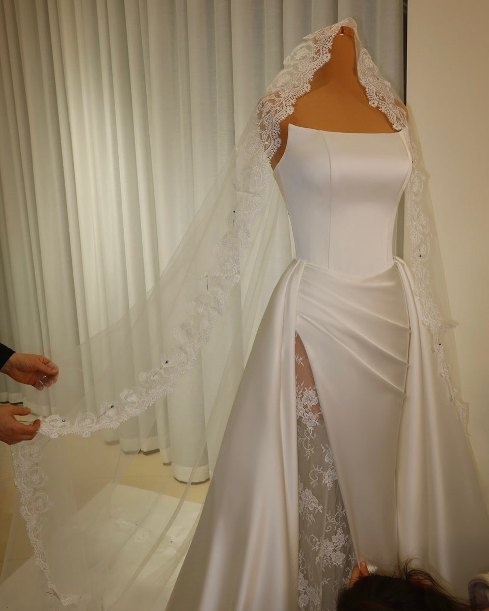 Satin Wedding Dress