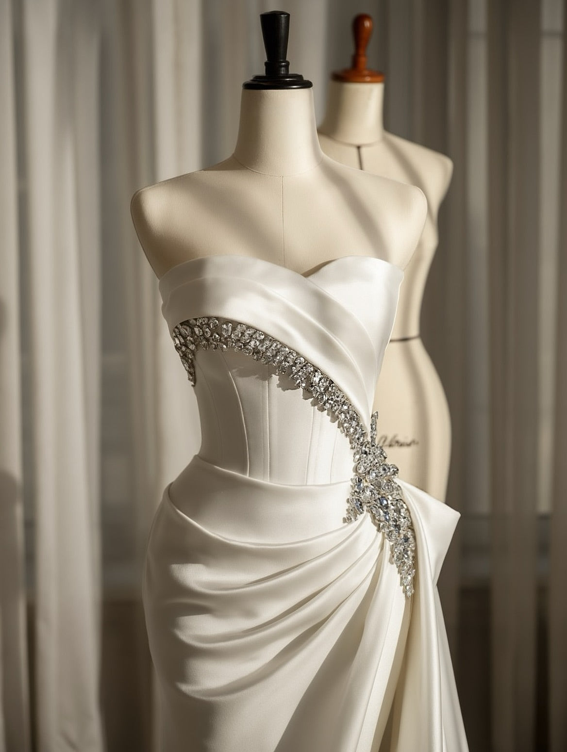 Wedding Dress Strapless Corset