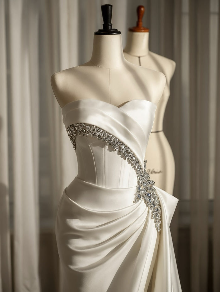 Wedding Dress Strapless Corset